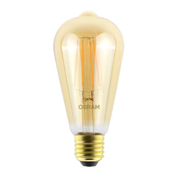 Photo of a classic vintage lightbulb
