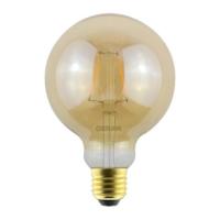 Photo of a vintage lightbulb, globe version